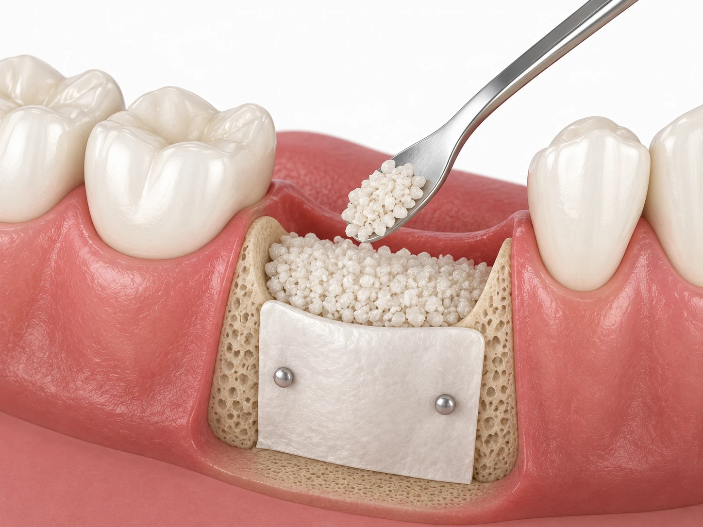Bone grafting at Brunner court Dental